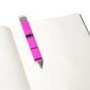 Pen Bookmark Pink & Silber - Stift und Lesezeichen in...
