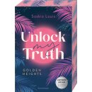 Louis, Saskia - Golden-Heights-Reihe, Band 2 - Unlock My Truth.  (humorvolle New-Adult-Romance für alle Fans von Stella Tack | Limitierte Auflage mit Farbschnitt) 